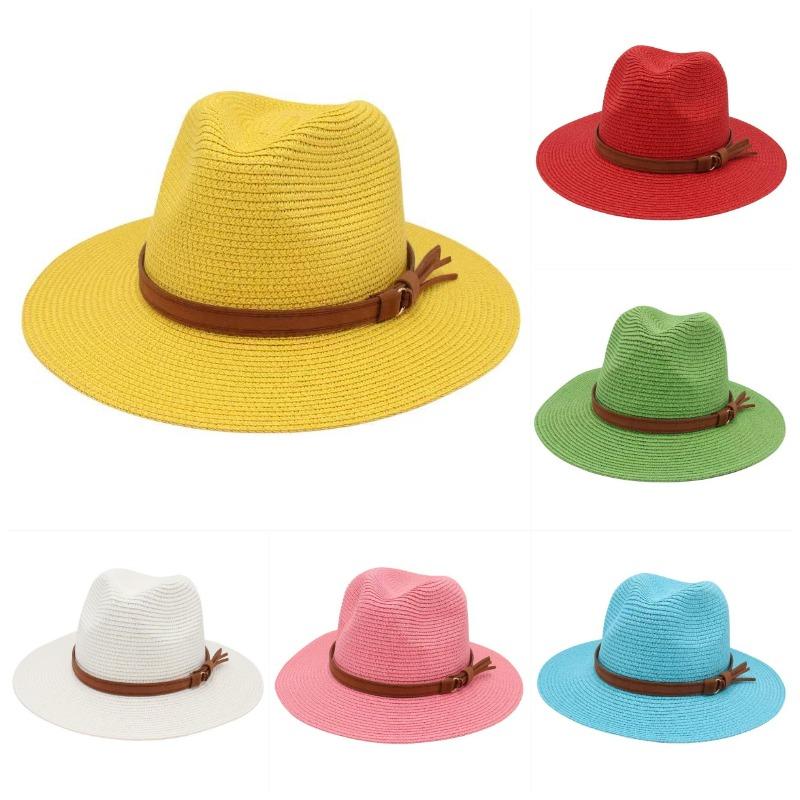 Spring and Summer Panama Hat w - Bucket Hat Straw recension och pris