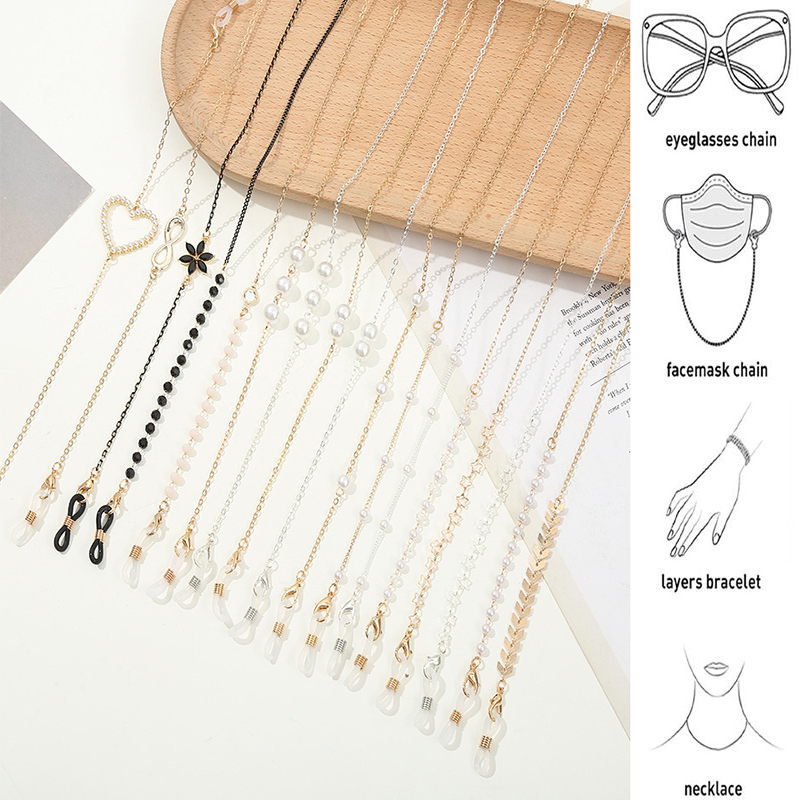 2022 Fashion Glasses Chain for - Sunglass Retainer Cord recension och pris