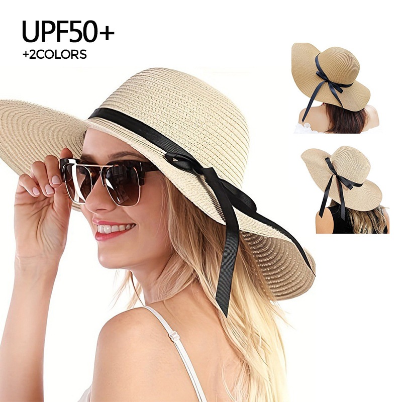 Panama Simple Summer Beach Hat - Bucket Hat Straw recension och pris